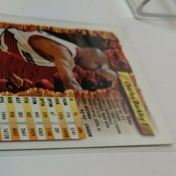 Topps Finest Refractor #200 Charles Barkley Hall of Fame Grade Quality SFH - Picture 8 of 14